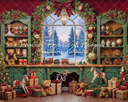 Christmas Toy Cabinet - with Sweep Option