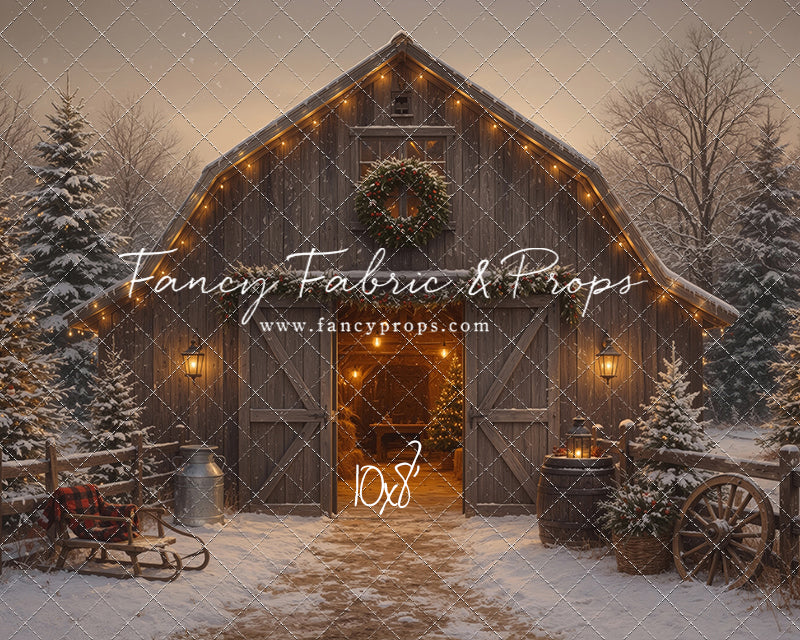 Christmas In The Timber Barn - with Sweep Option