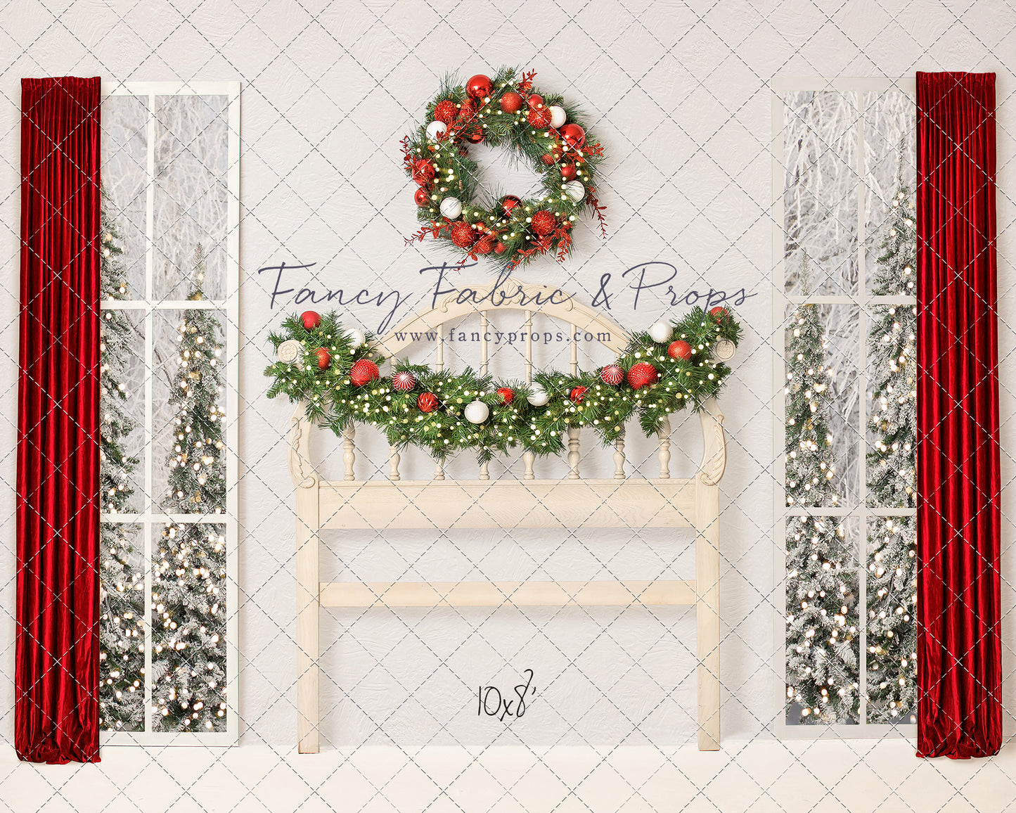 Classic Christmas Headboard