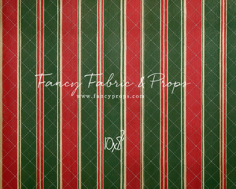 Classic Christmas Stripe - With Sweep Option