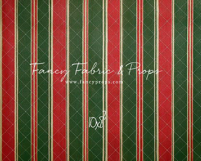 Classic Christmas Stripe - With Sweep Option