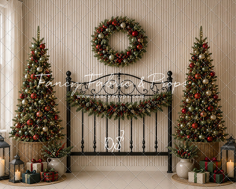 Classic Festive Headboard - with Sweep Option