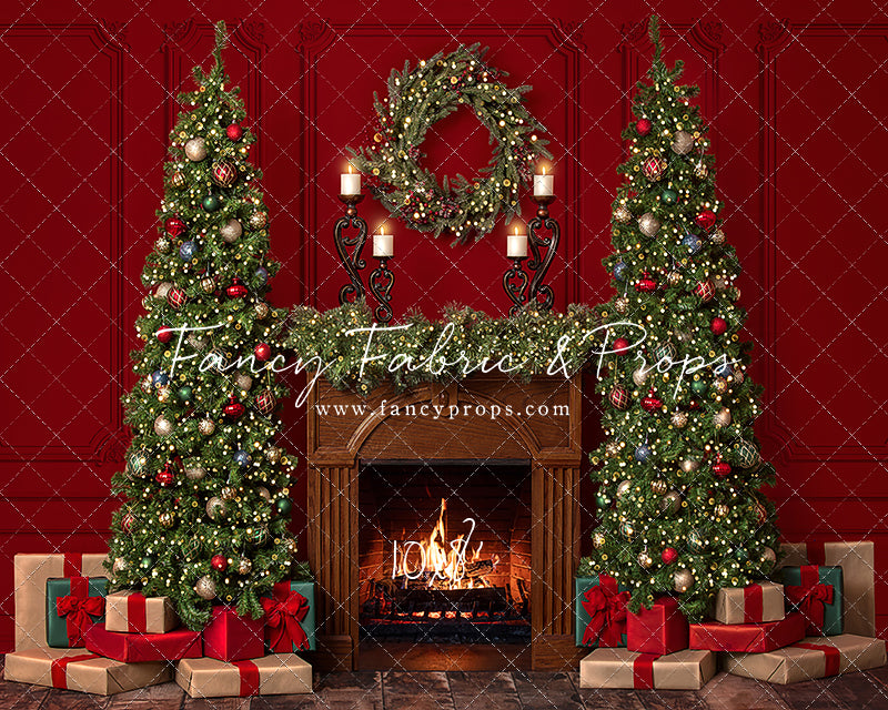 Classy Red Christmas 2pc Room