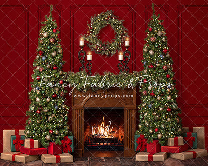 Classy Red Christmas 2pc Room