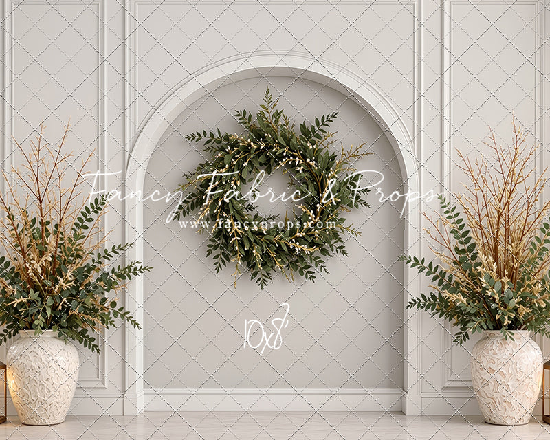 Clean Evergreen Arch - With Sweep Option