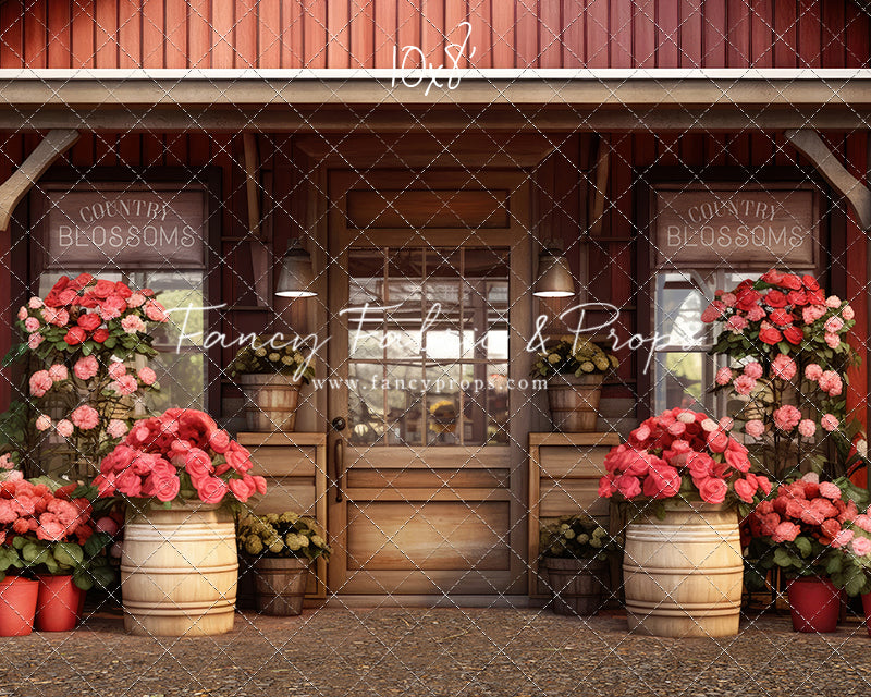 Country Blossoms Flower Shop 2pc Set