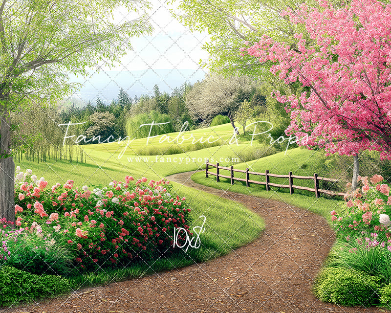 Country Road In Bloom - With Sweep Option