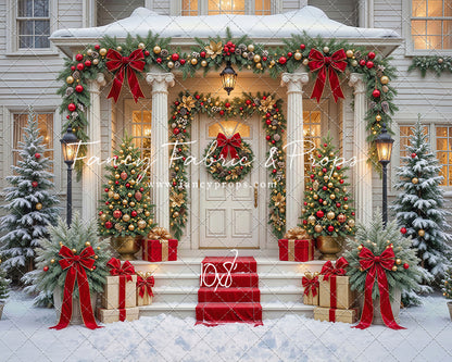 Cozy Christmas Entry - With Sweep Option