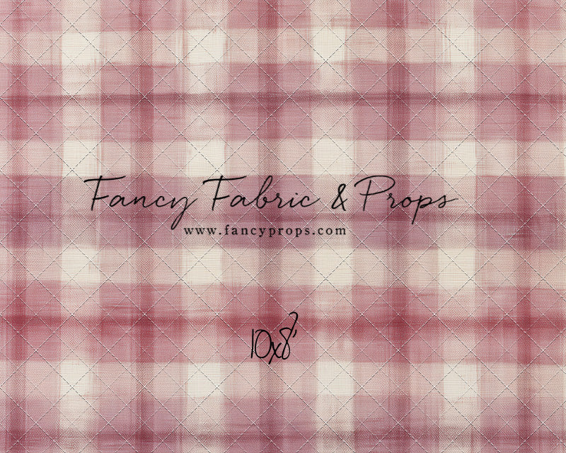 Cranberry Plaid - With Sweep Option