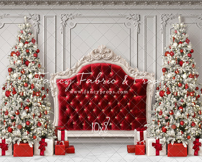 Crimson Christmas Headboard