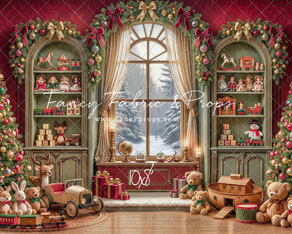 Darling Damask Christmas - with Sweep Option