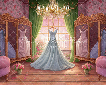 Dress Like A Princess - Ice Blue Dress - With Sweep Option