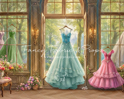 Dress of Royal Wishes- Wood Floor - With Sweep Option