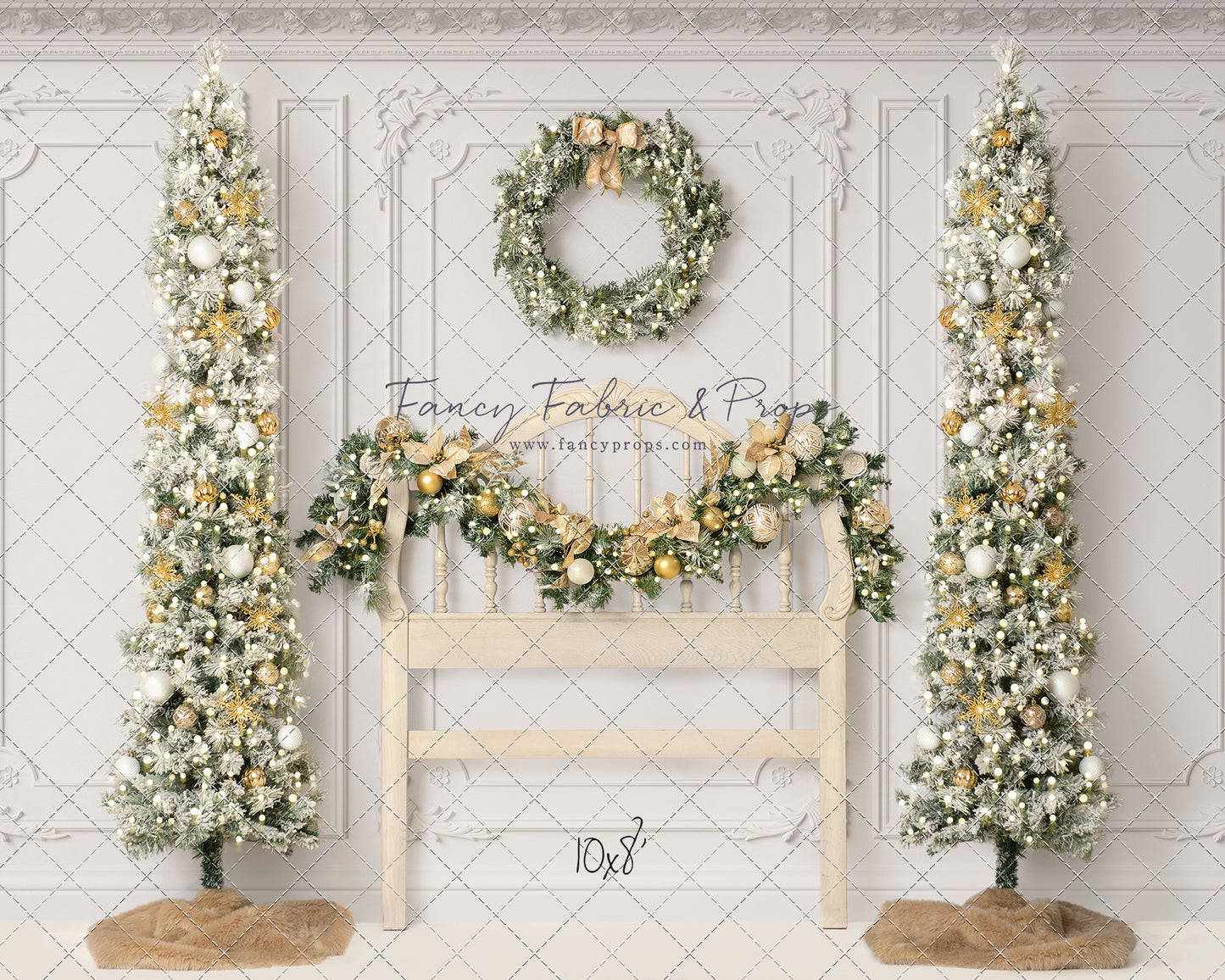 Elegant Gold Headboard