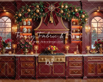 Elegant Scarlet Kitchen - With Sweep Option