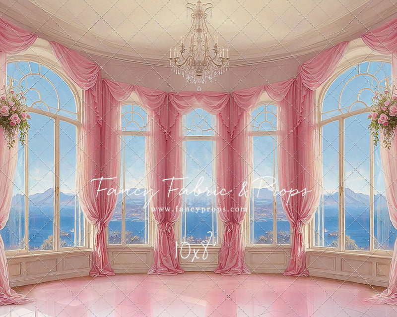 Elegant Summertime Mountain View - Marble Floor - With Sweep Option