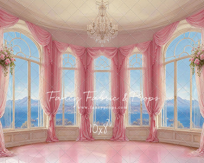 Elegant Summertime Mountain View - Marble Floor - With Sweep Option