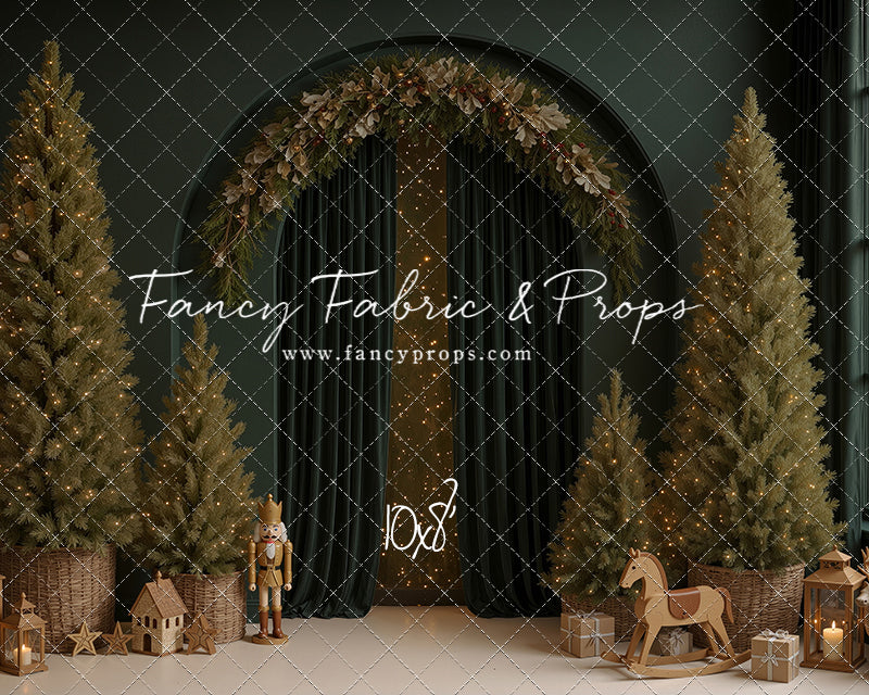 Emerald Christmas Arch - With Sweep Option
