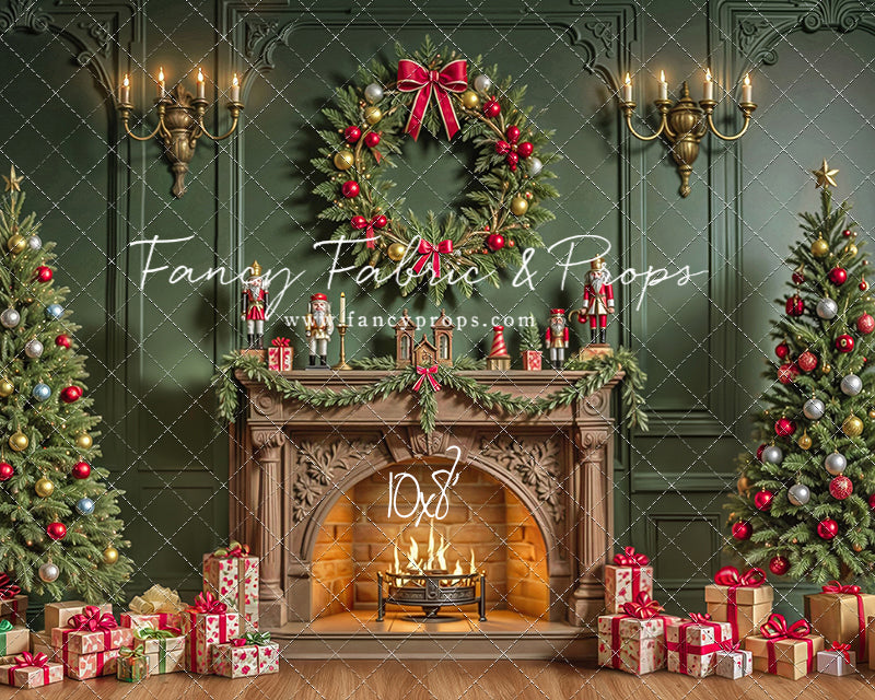 Emerald Christmas Room - with Sweep Option