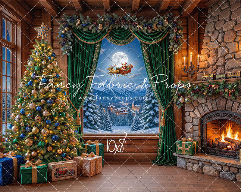 Emerald Mountain Sleigh View - with Sweep Option