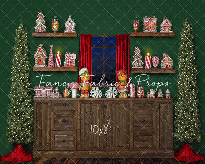 Evergreen Gingerbread Kitchen With A View