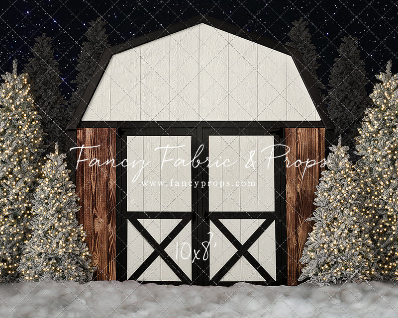 Modern Christmas Barn - No Light - 2pc Room