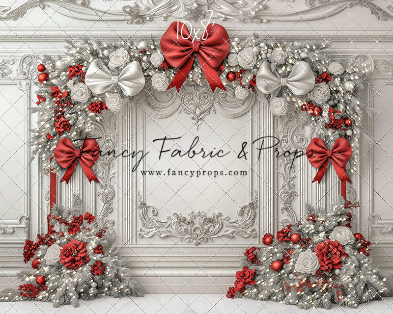 Fancy Red & White Wall - with Sweep Option