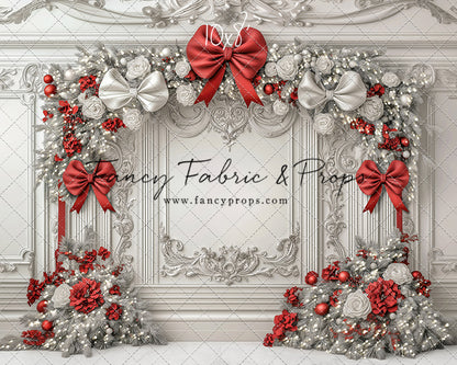 Fancy Red & White Wall - with Sweep Option