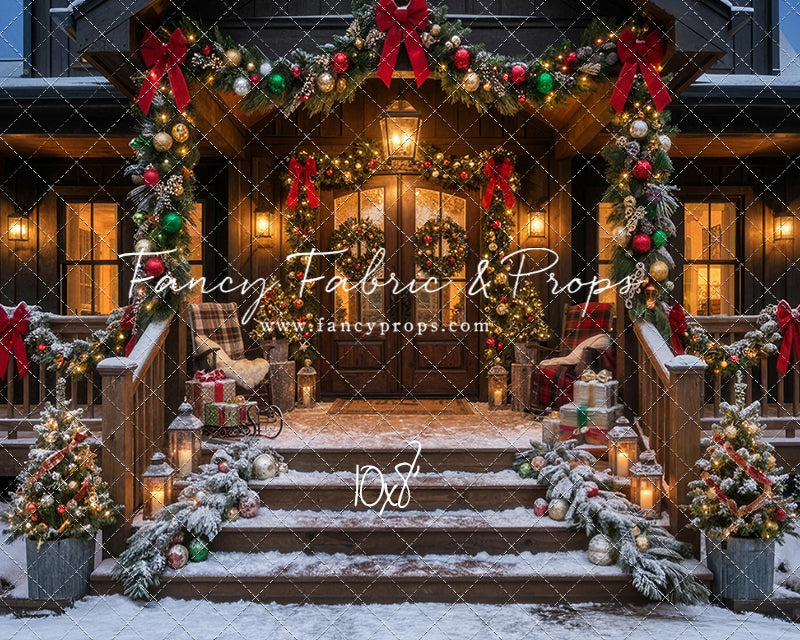 Festive Front Porch - With Sweep Option