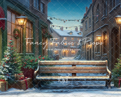 Festive Holiday Avenue - with Sweep Option