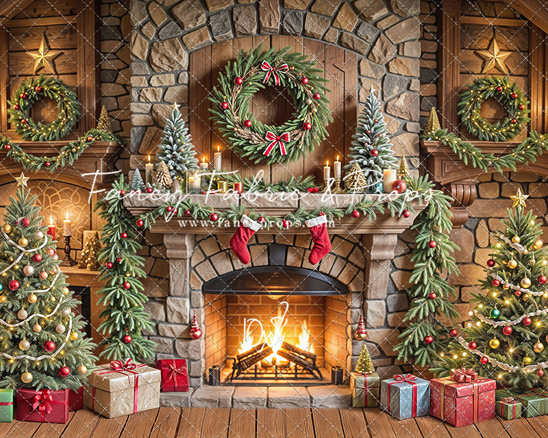 Fireside Christmas Magic - with Sweep Option