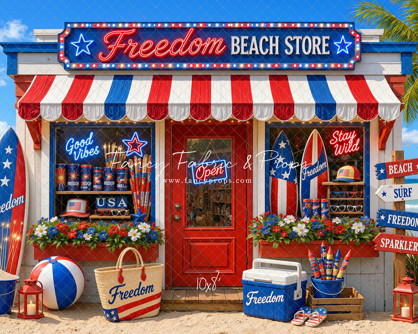 Freedom Beach Shoppe - With Sweep Option