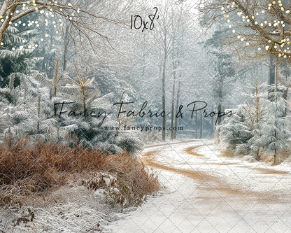 Frosted Country Path - with Sweep Option