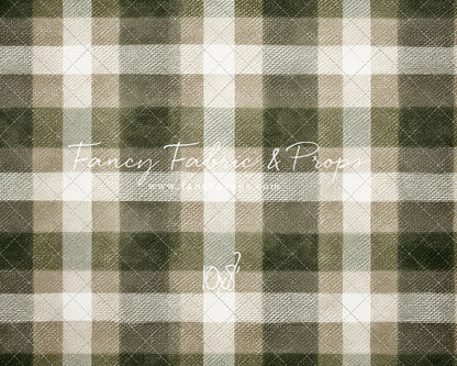 Frosted Pine Plaid - With Sweep Option