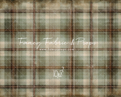 Frosted Plaid Spruce - With Sweep Option