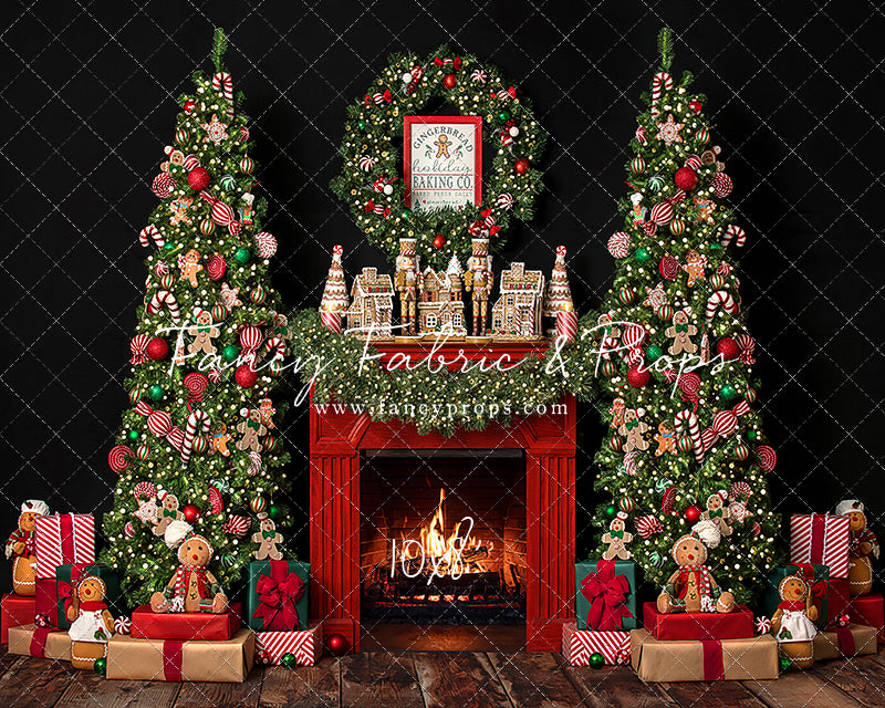 Gingerbread Mantle - Room