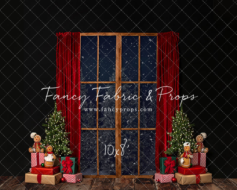 Gingerbread Mantle Window