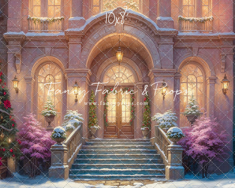 Glistening Snowy Entry Room