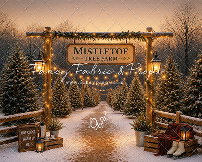 Golden Glow Christmas Farm - with Sweep Option