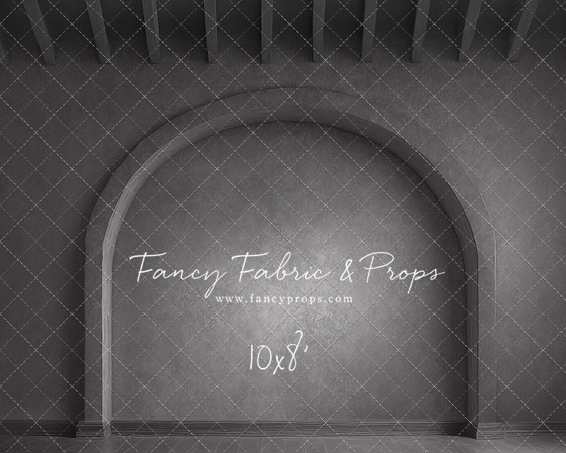 Gothic Gray Archway - Wood Floor - With Sweep Option