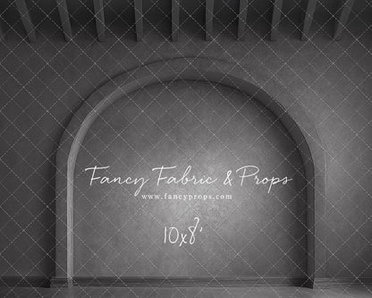 Gothic Gray Archway - Wood Floor - With Sweep Option