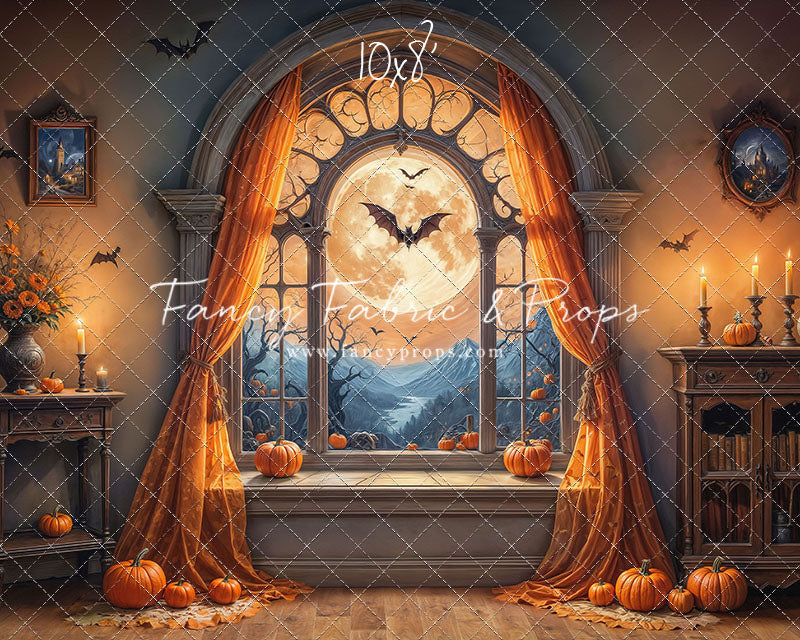 Gothic Moonlit Window - With Sweep Option