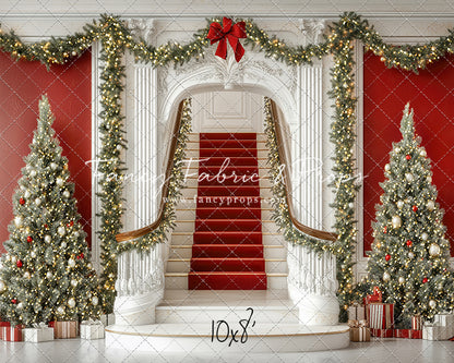Grand Christmas Staircase - with Sweep Option