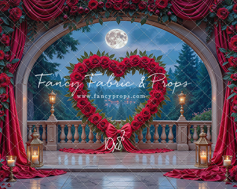 Heart of Roses - With Sweep Option