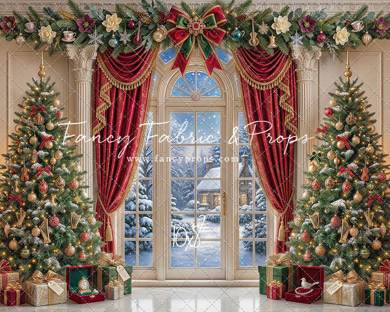 Holiday Window Elegance - with Sweep Option