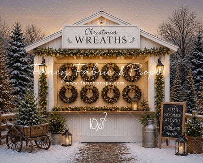 Holly Wreath Stand - with Sweep Option