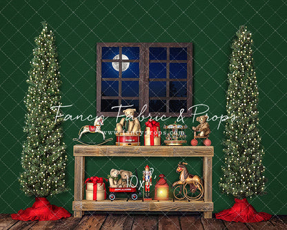 Holly Jolly Workshop Window