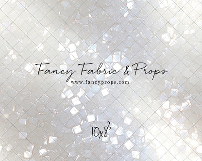 Iridescent White Sparkle