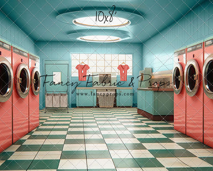 Laundry Day - Blue With Double Washers- With Sweep Option