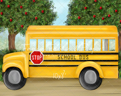 Little Yellow School Bus - With Sweep Option